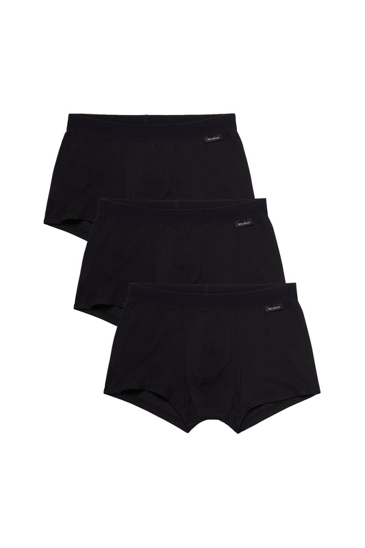 Basic Black Boxers – 3er-Pack