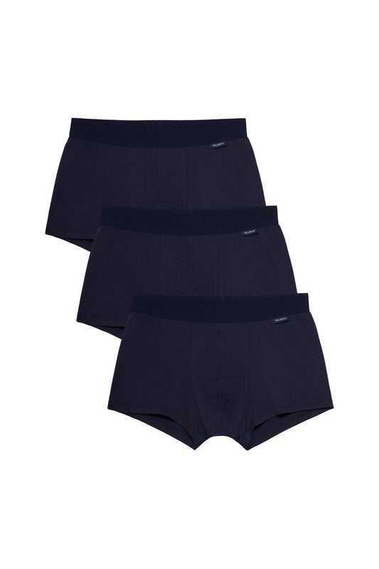 Basic Blue Boxers – 3er-Pack